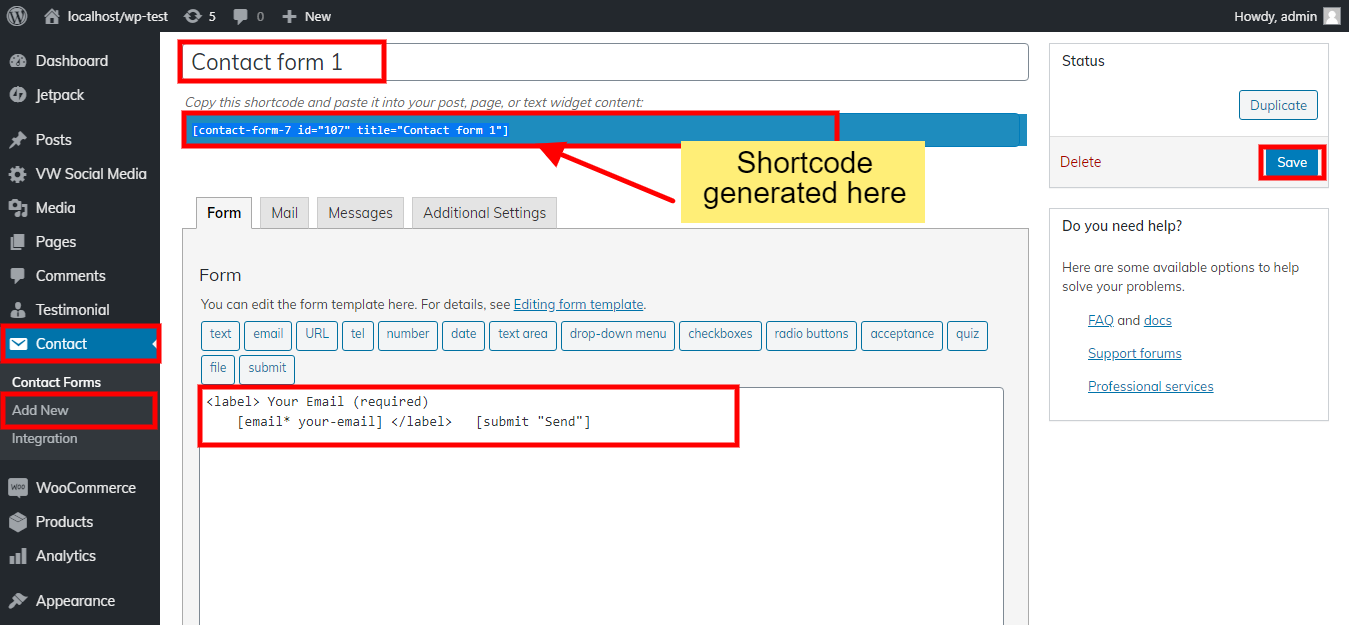 Image showing customizer settings of about us 